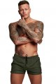 Mens Swim Trunks Quick Dry Swimwear Zipper Pockets, Swim Shorts with Mesh Lining