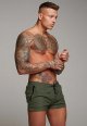 Mens Swim Trunks Quick Dry Swimwear Zipper Pockets, Swim Shorts with Mesh Lining